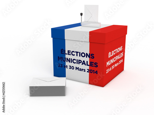 Urne élections municipales 2014 photo