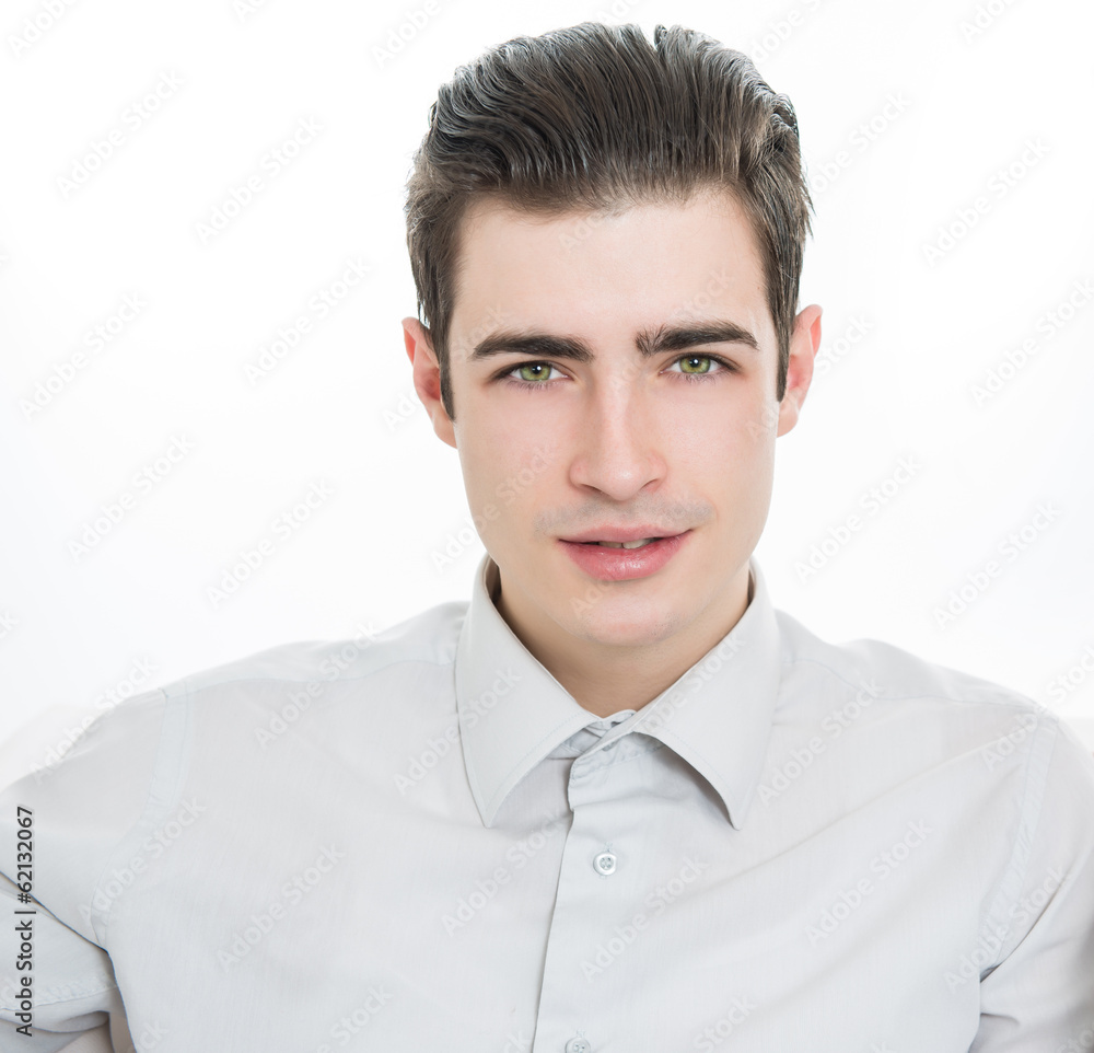 Fototapeta premium Portrait of handsome young man