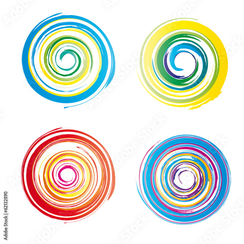 Bunte runde Kreise - Symbol für kreatives Arbeiten und Handeln, Ideen finden und Ziele erreichen