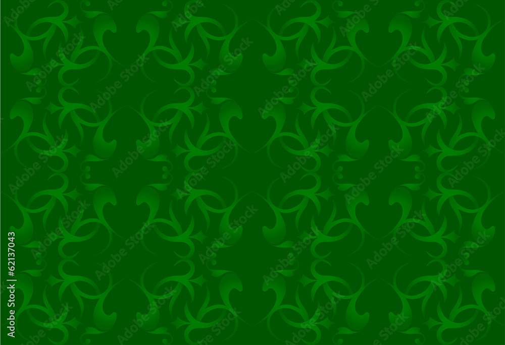Green background with leaf Green background with leaf