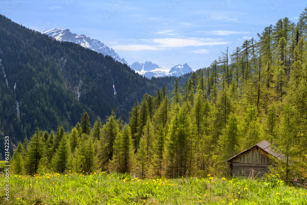 Alpenlandschaft in Südtirol