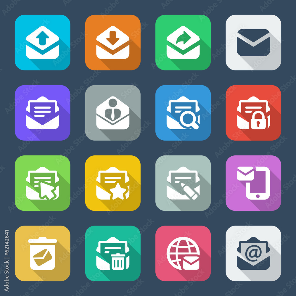 flat envelope iconset flat envelope iconset