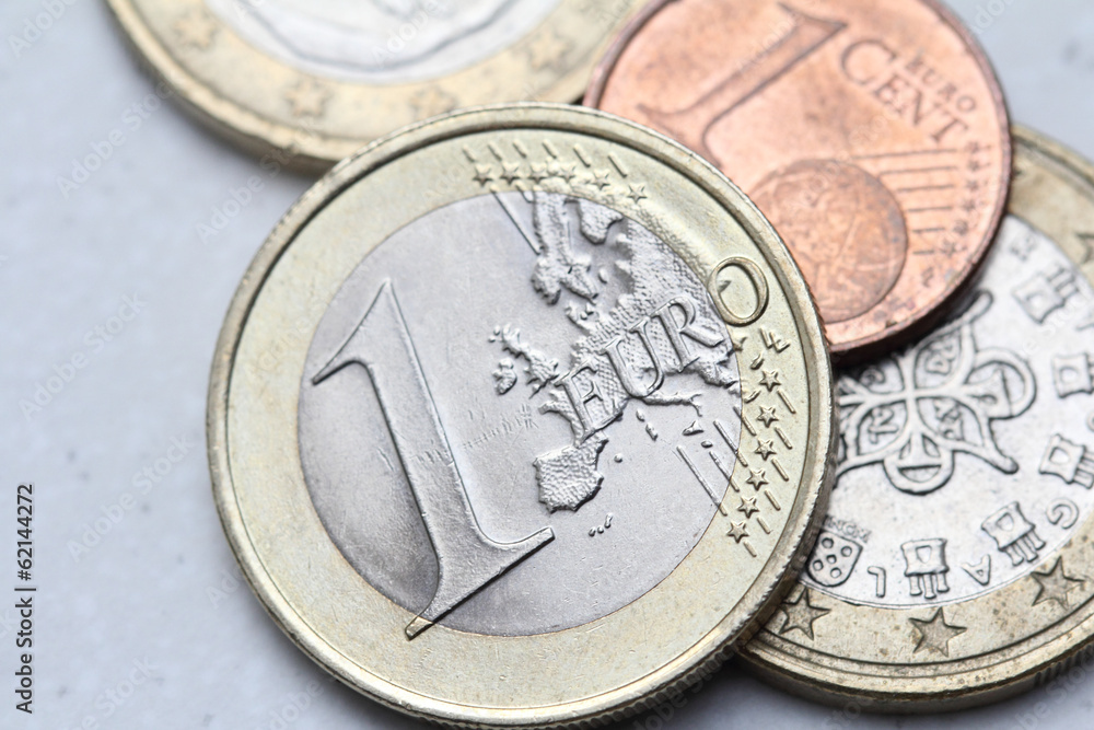 pile of euro coins closeup pile of euro coins closeup