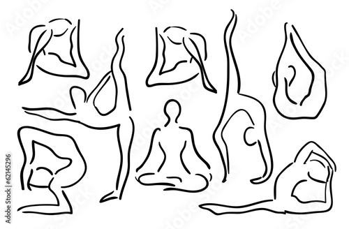 Sketch Yoga Poses