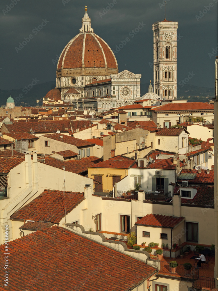 cityscape of beautiful old town of Florence