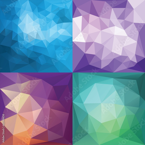 Polygonal Geometric backgrounds.