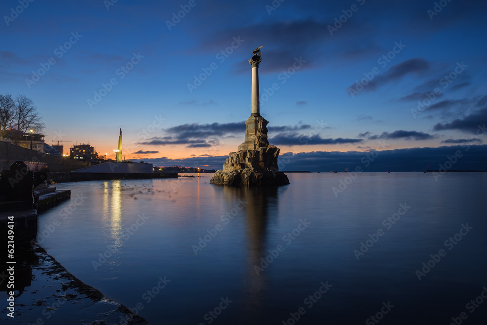 Monument to the Scuttled Warships in Sevastopol, Ukraine