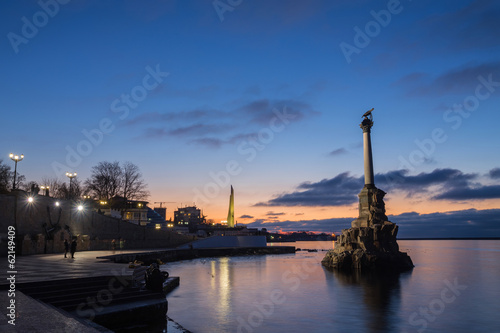 Monument to the Scuttled Warships in Sevastopol, Ukraine