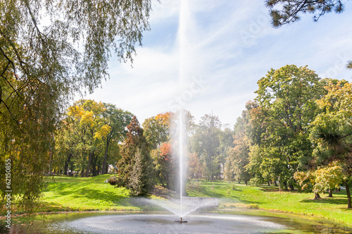 Fountain in the park © mkos83