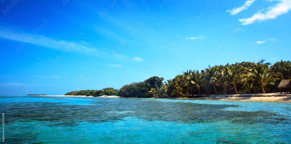 Fototapeta premium Tropical sea water in Maldives