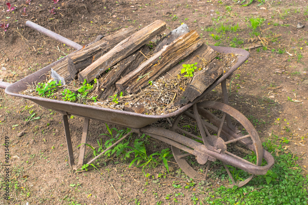 Metal Wheelbarrow