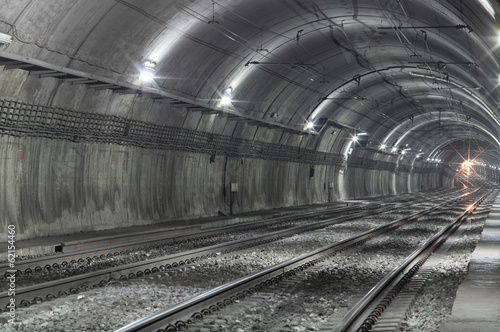 Empty Subway Tunnel © alex_black