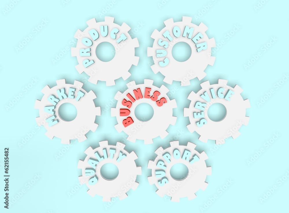 broadcast icon and gears