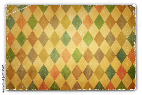 Vászonkép Old Vintage Card