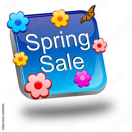 Spring sale button