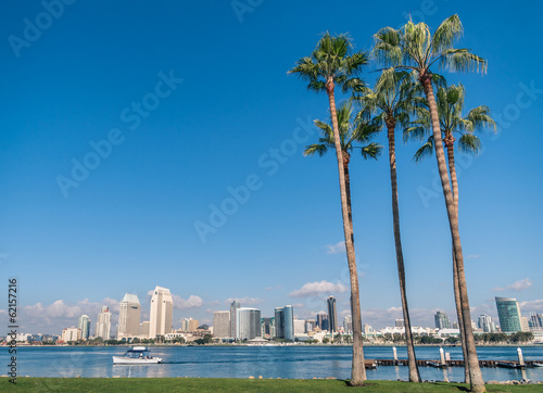 San Diego Skyline from Coronado Island photo