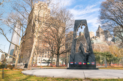 Universal Soldier monument in Battery Park - New York City