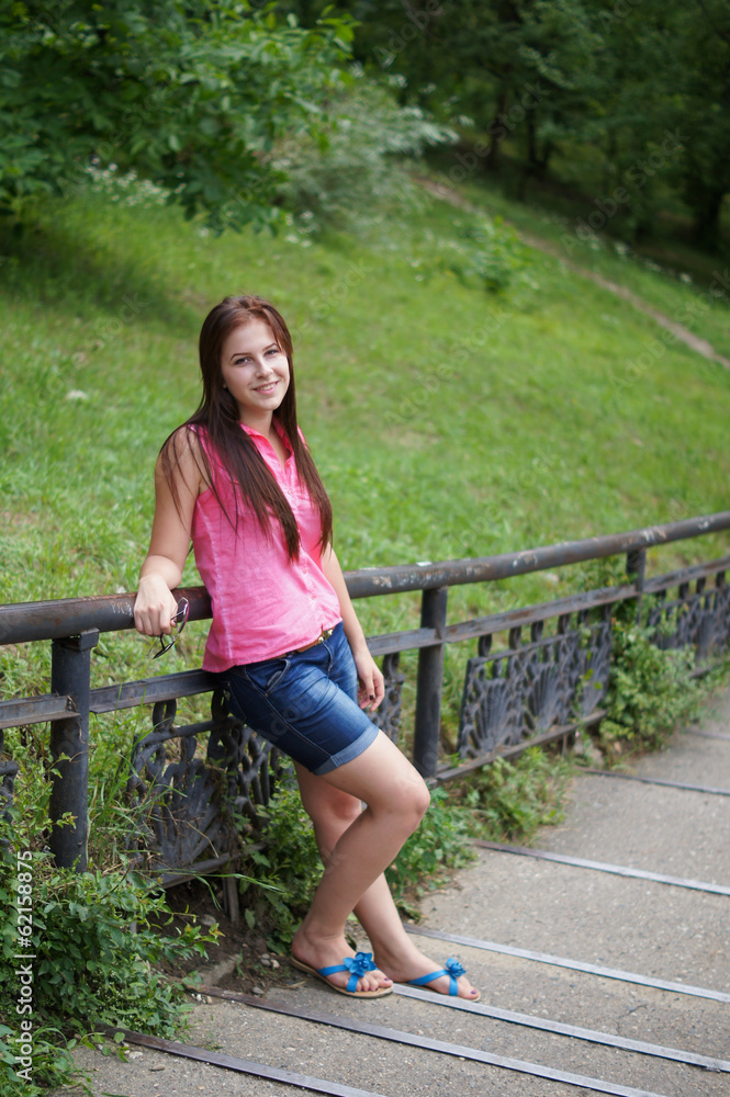 Portrait of a charming and lovely girl Portrait of a charming and lovely girl