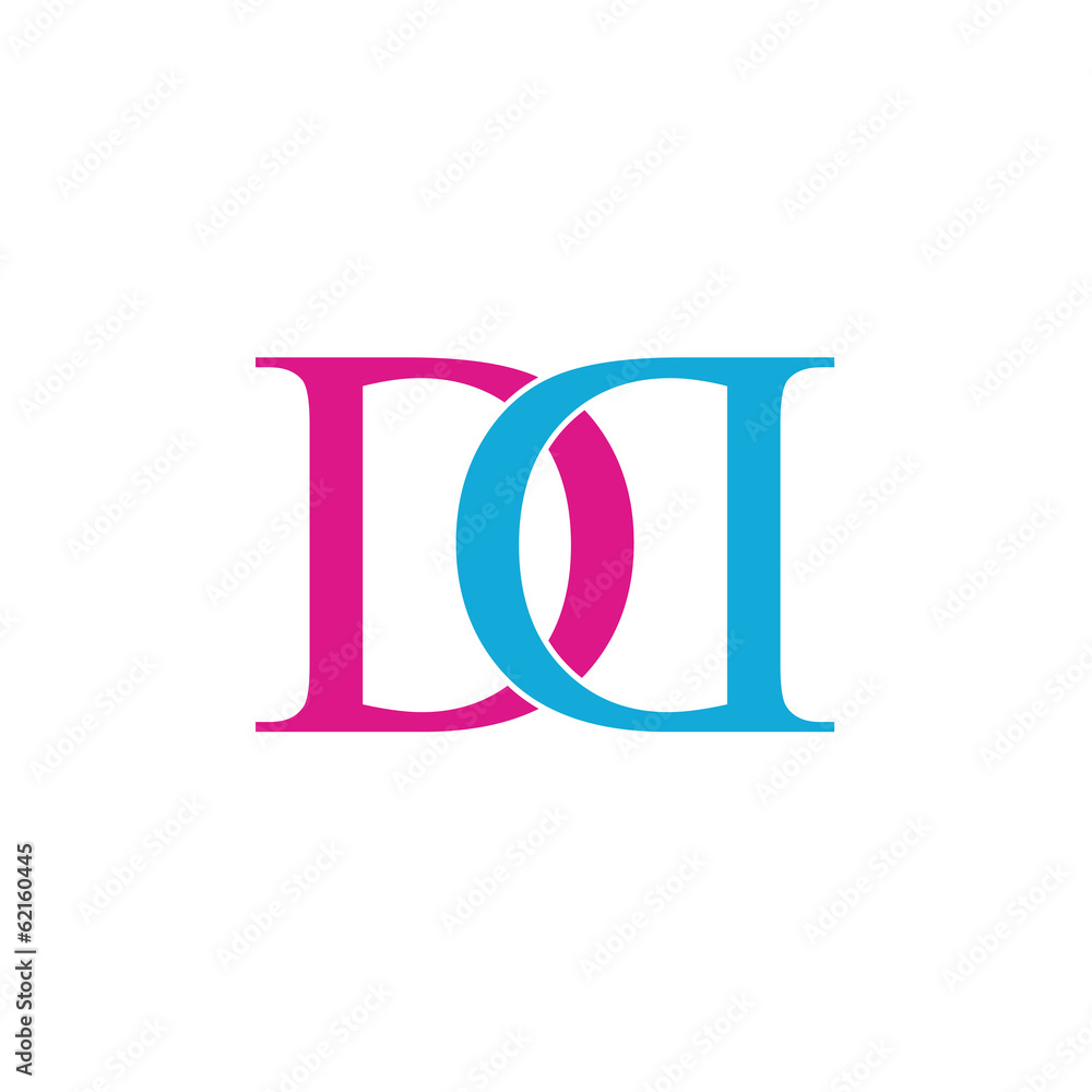 Artwork with alphabet D- logo concept Artwork with alphabet D- logo concept