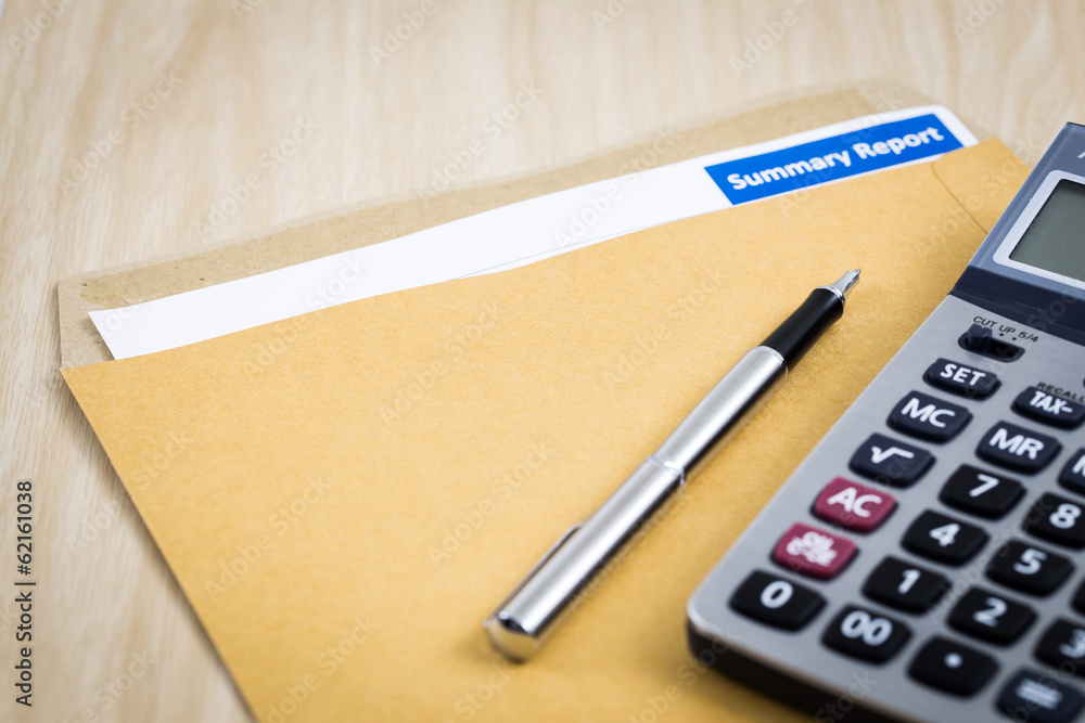 Showing business and financial report Showing business and financial report