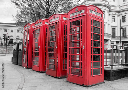 Red Telephone Boxes, Westminster, London © danhenson