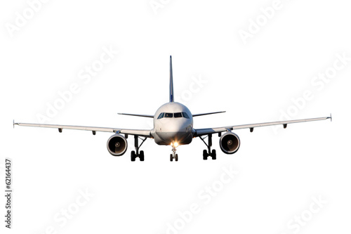 Aircraft isolated on white background