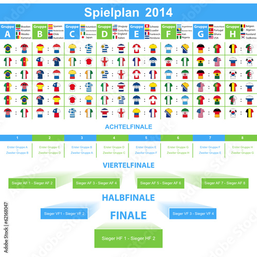 Spielplan 2014