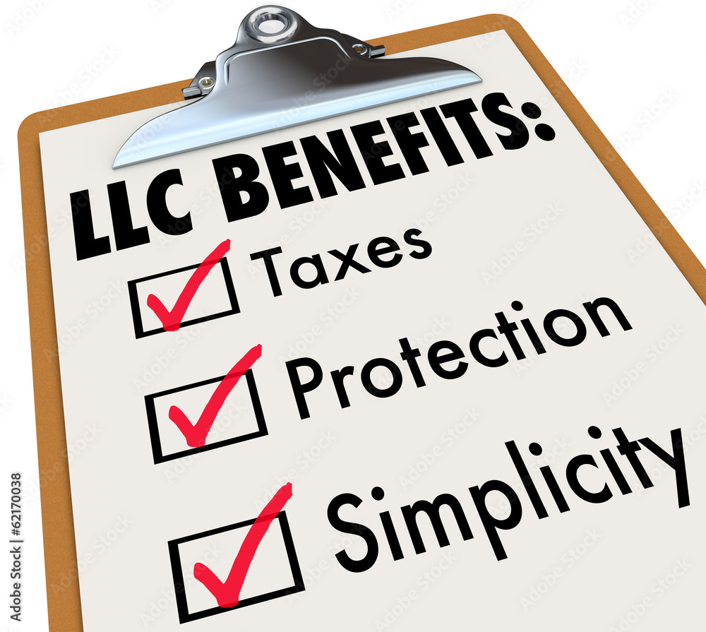 LLC Benefits List Taxes Legal Protection Simplicity Clipboard Ch LLC Benefits List Taxes Legal Protection Simplicity Clipboard Ch