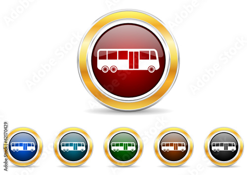 bus icon vector set Free Download bus icon vector set - GFXLoad