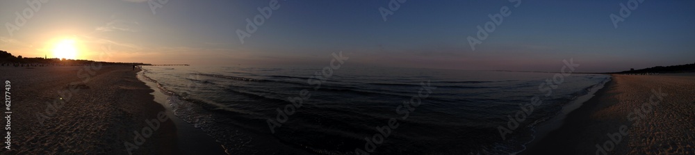 Sunset on Baltik Sea