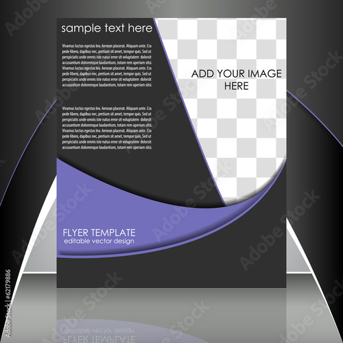 Professional business flyer template or corporate banner
