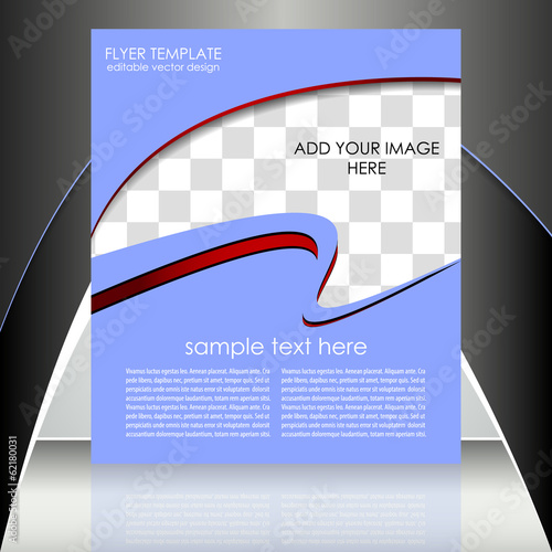 Professional business flyer template or corporate banner