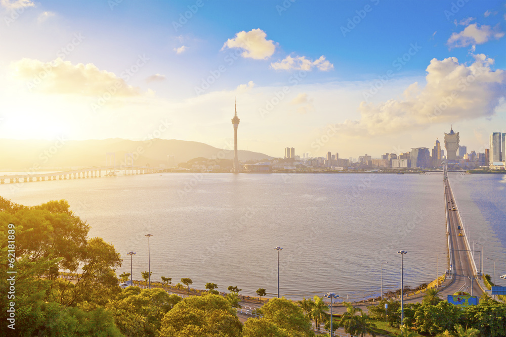 Macau city at day