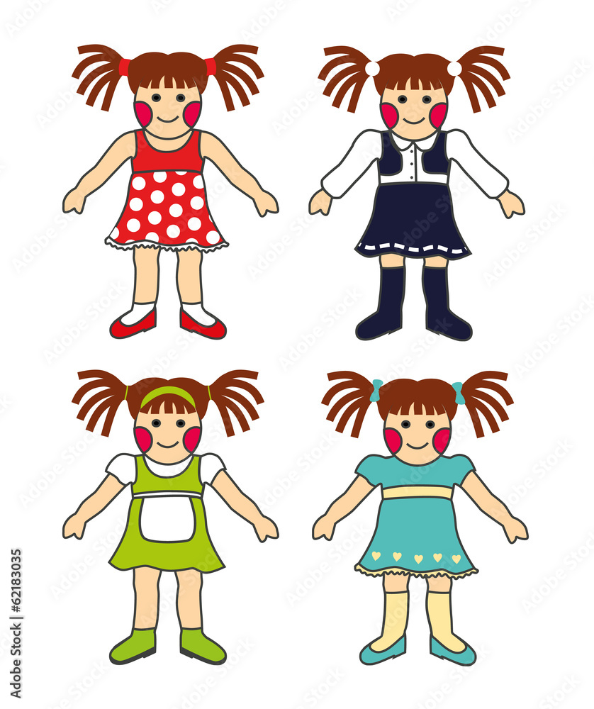 set image of little girls set image of little girls