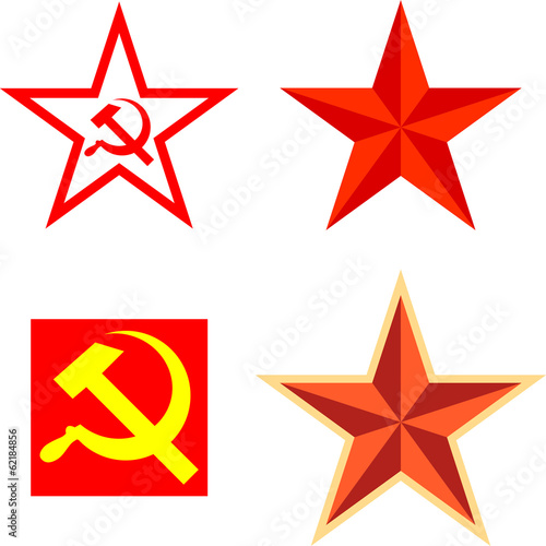 Vector pack with communism symbols
