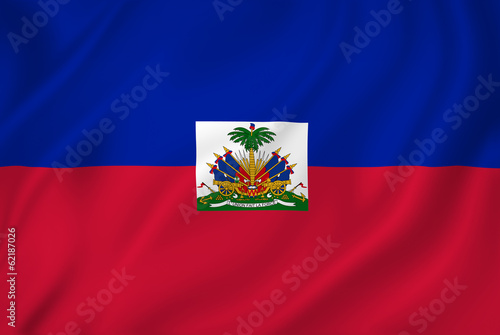 Canvas Print Haiti flag
