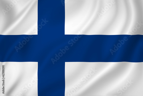 Finland flag photo