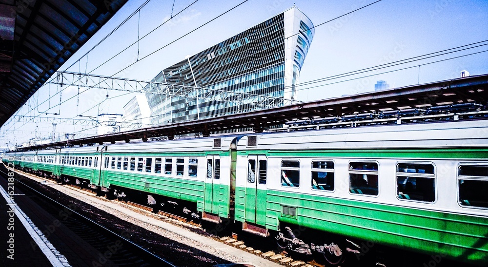 The train at the station