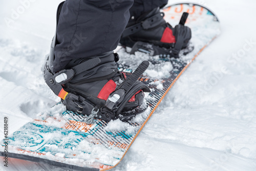 Obraz na płótnie Close up of a snowboard w salonie