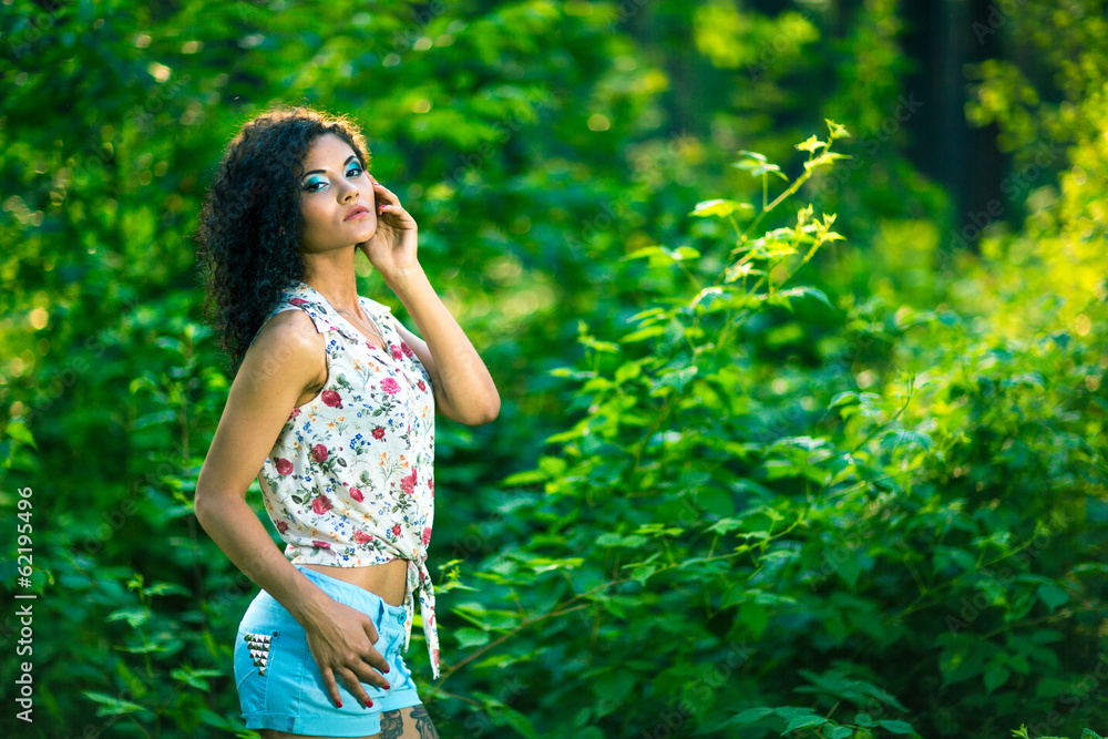 portrait of a beautiful blonde outdoors in the park portrait of a beautiful blonde outdoors in the park