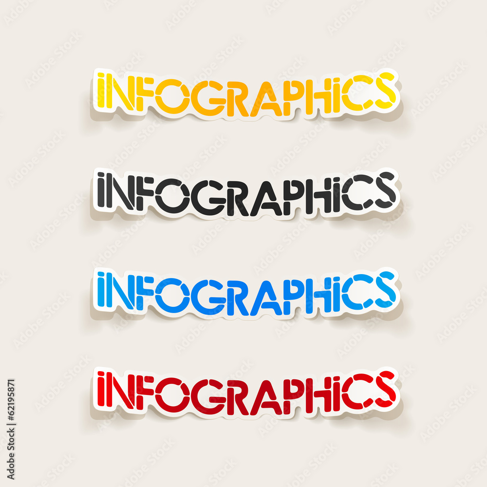 realistic design element: infographics realistic design element: infographics