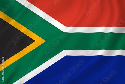 South African flag photo
