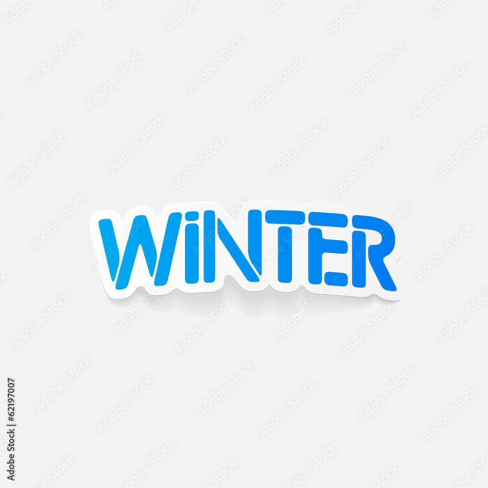 realistic design element: winter realistic design element: winter