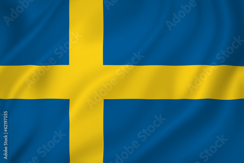 Swedish flag photo
