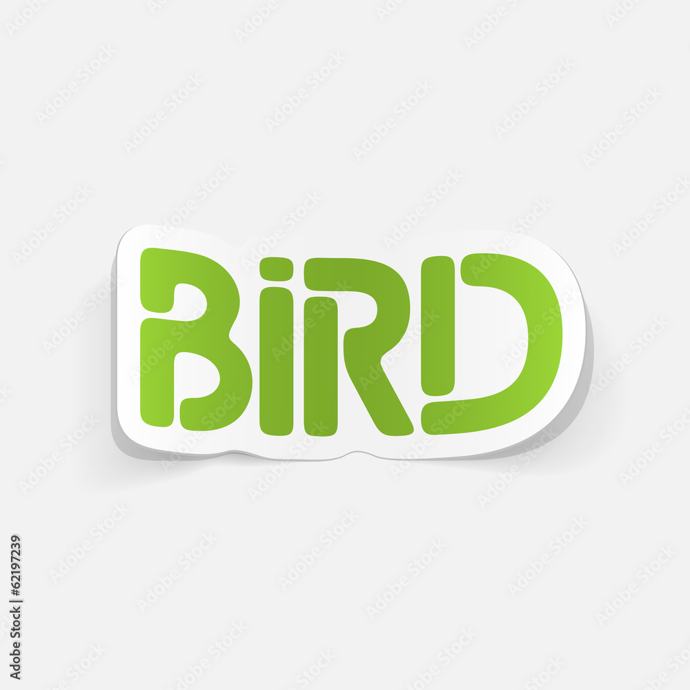 realistic design element: bird realistic design element: bird
