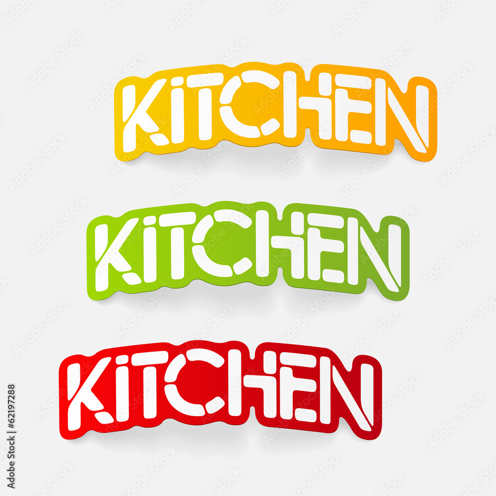 realistic design element: kitchen realistic design element: kitchen