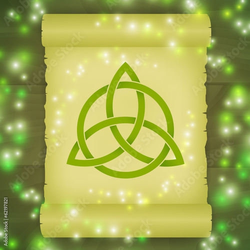 Triquetra symbol spell