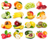Collection of fresh fruits