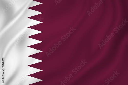 Qatar flag #62198665