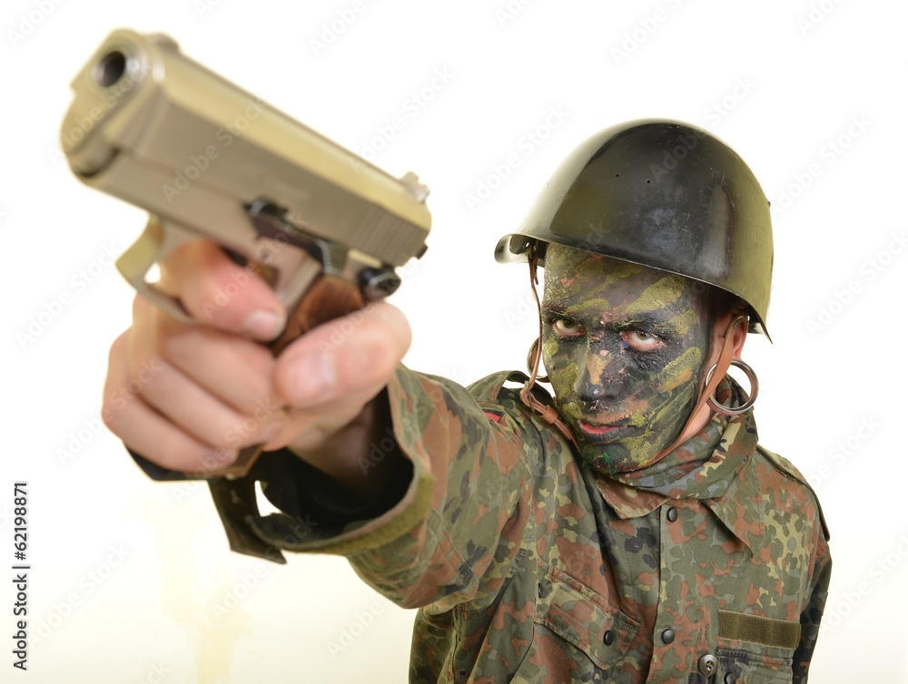 camouflage painted face camouflage painted face